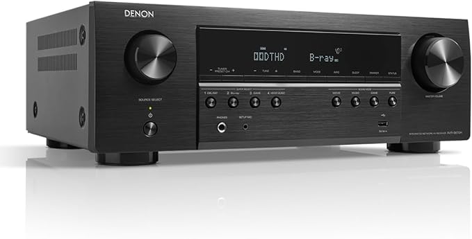 Klipsch Reference Theater Pack 5.1-Channel Speaker System + AVR-S770H 75W 7.2-Channel 8K Network AV Receiver with HEOS