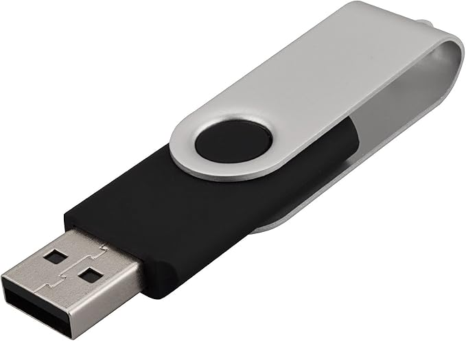 10 Pack USB Flash Drives - 32GB USB 2.0 Memory Stick - Black