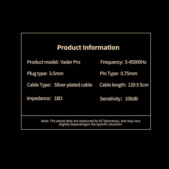 KZ Vader Pro in-Ear Monitors Gaming Earbuds, Triple Dynamic Driver IEM with 4 Tuning Switches, Clarity in All Frequency Stereo Sound Comfortable Noise Isolating Earphones for Stage and Studio (NMic)