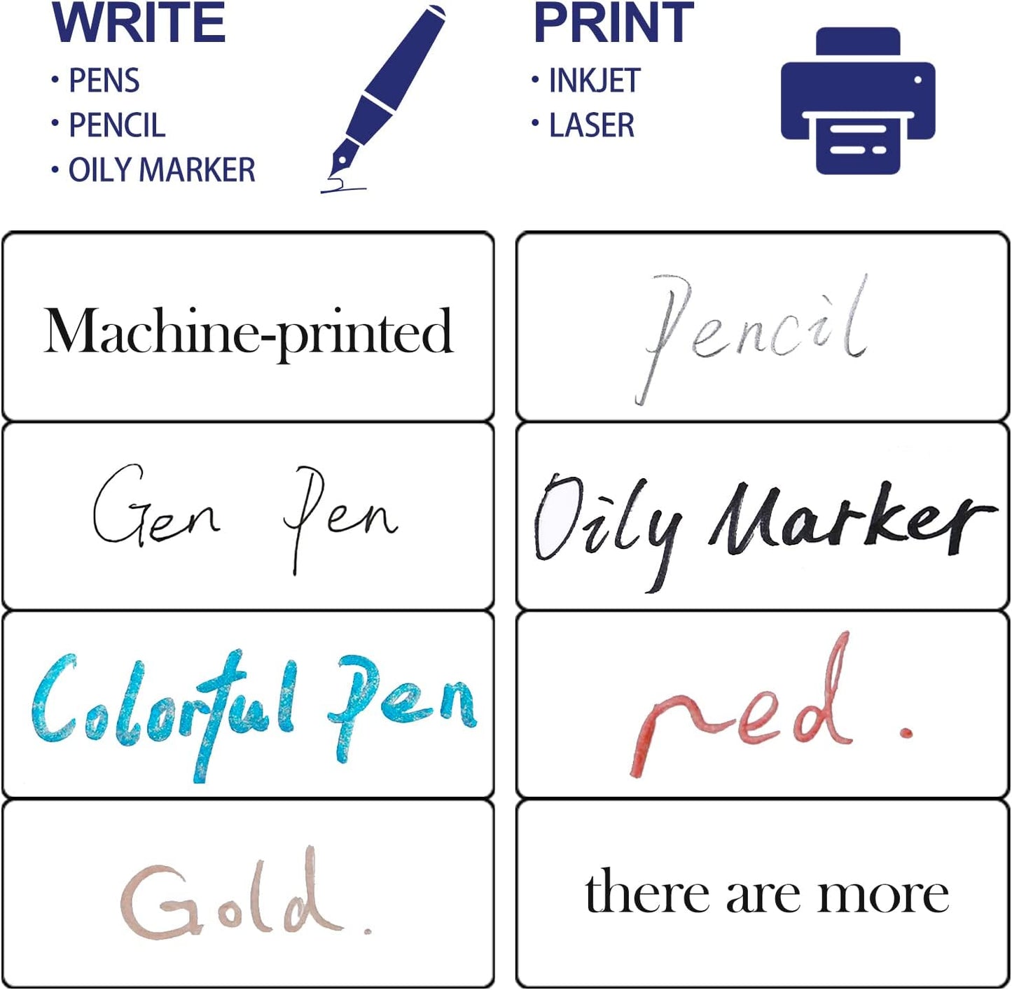 1" x 2-5/8" Address Labels 900 Labels Sticker Paper for Laser/Ink Jet Printer mailing Labels 8.5"×11" White 30 per Sheet