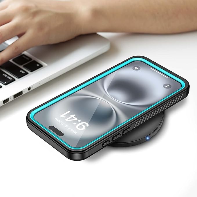 Lanhiem for iPhone 16 Plus Case, IP68 Waterproof Dustproof Shockproof Cases with Built-in Screen Protector, 360 Full Body Heavy Duty Rugged Phone Cover for iPhone 16 Plus - 6.7 inch (Blue)