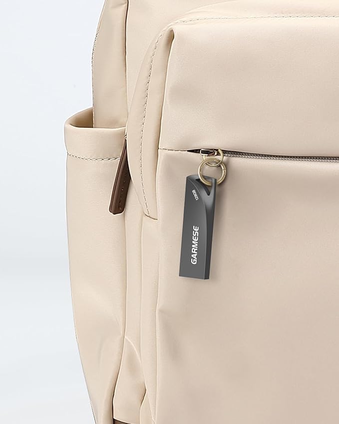 128GB USB 3.0 Flash Drive, Waterproof Metal USB Memory Stick, Slim Thumb Drive Portable Pen Drive with Keychain Hole Stylish Jump Drive for PC Computer Car - Gray