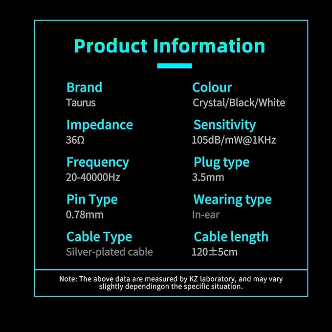 KZ Taurus in Ear Monitor Headphones, Horizontal 2DD Gaming IEM Earbuds Wired in Ear Headphones, Noise Cancelling Ear Buds Sound Localization in-Ears for Singers Musicians Audiophiles