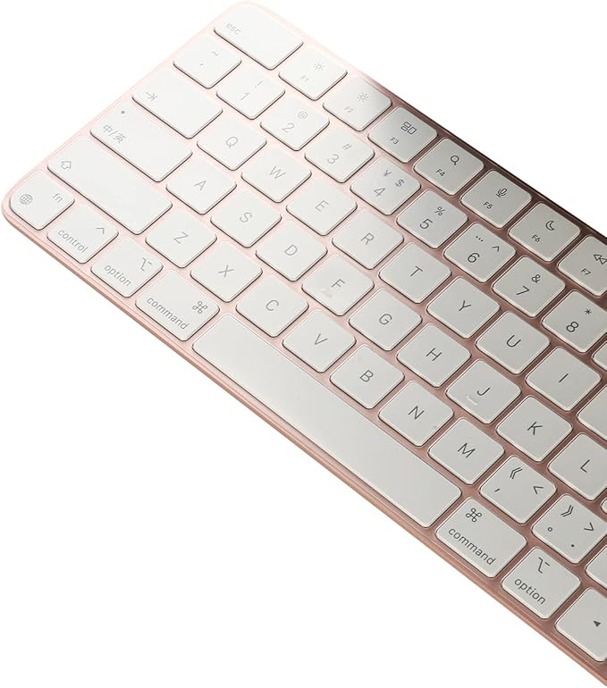 Keyboard Cover for New M4 iMac Magic Keyboard (Model A3118/A2449, Touch ID Version, w/o Numeric Key) - Ultra Thin, Protective and Clear Keyboard Cover Protector Skin