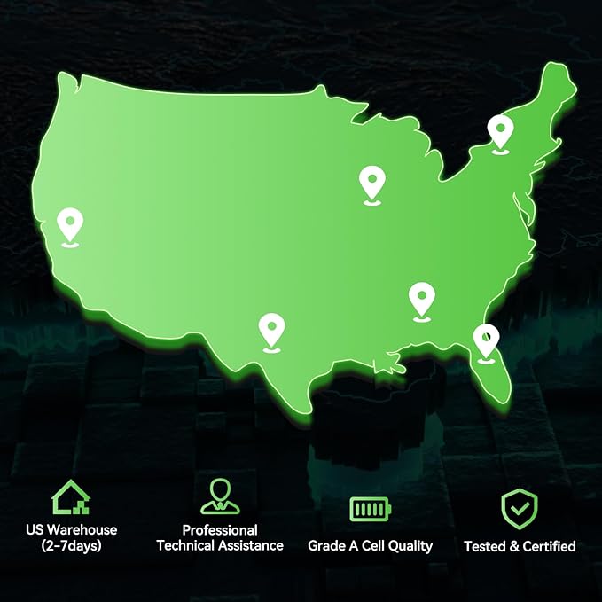 12V 100Ah LiFePO4 Battery BCI Group 31 Lithium Battery, Deep Cycle Battery with 100A BMS, 1280Wh Energy, Up to 15000 Cycles & 10-Year Lifespan for Trailer RV, Marine, Home Energy System-2 Packs