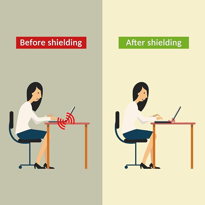 Laptop Pad Protection, Laptop Pad E/M*F, Protect & Heat Shield Protection Suitable for Ipad/Cell Phones Laptops, Tablets, Notebooks Laptop Pad (12"-7.8")