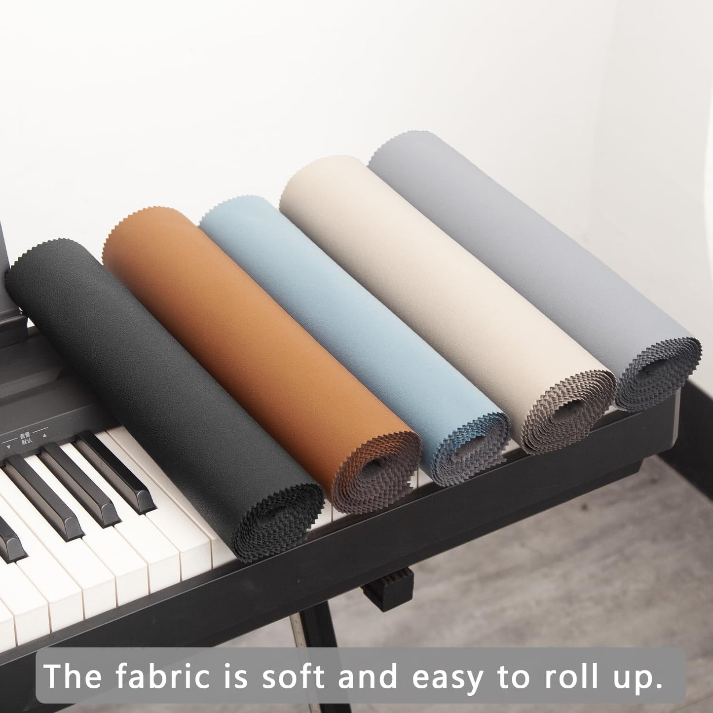 Keyboard Piano Cover, Digital Piano Dust Cover, Light Luxury Soft and Premium Surface, Thickening Electronic Organ Covering Keyboard Update Encasement (Blue)