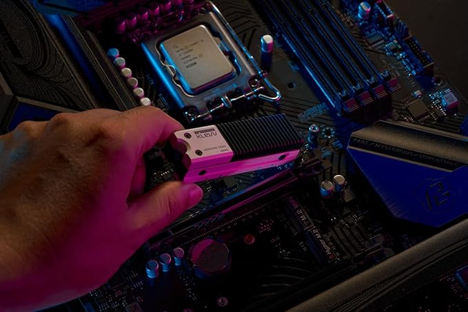 KLEVV Genuine G560 1TB M.2 2280 NVMe PCIe Gen5x4 Internal SSD Heatsink Included, up to 13000MB/s with DRAM Cash (K01TBM2SP0-G56)