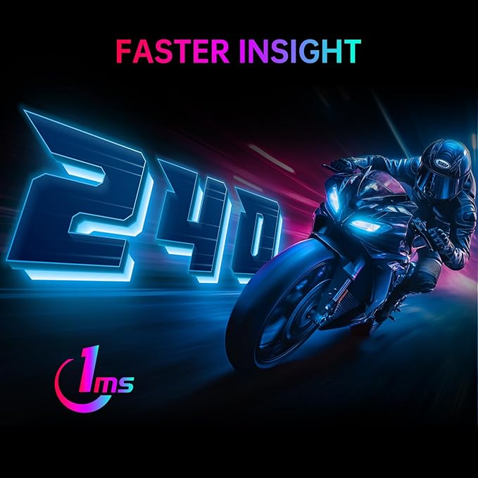 KTC 27'' 240hz Gaming Monitor 1440p(2560× 1440) 144Hz 1ms Fast HVA HDR400 130% sRGB HDMI & DisplayPort AdaptiveSync VESA Tilt Eye Care