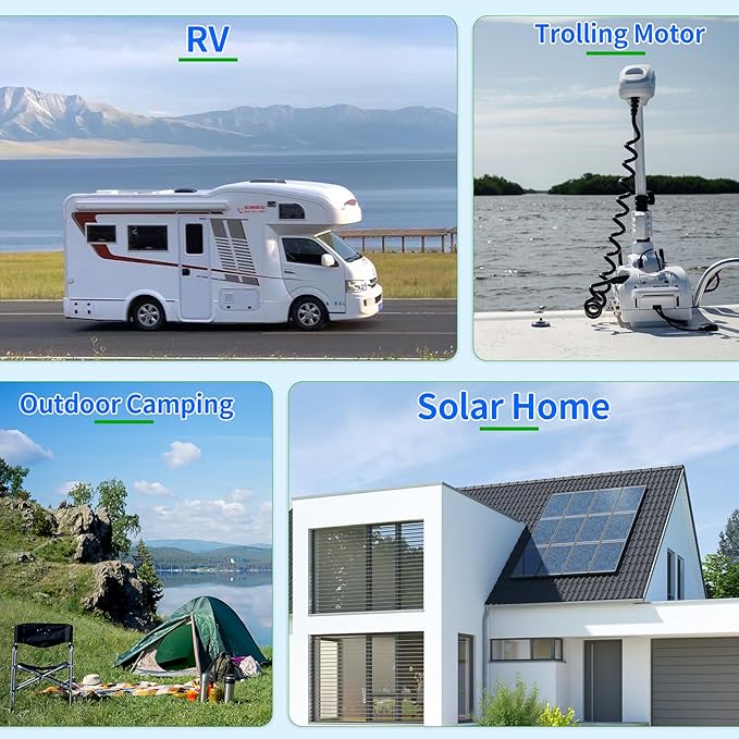 12V100Ah Mini LiFePO4 Battery, 100A BMS 12.8V Lithium Battery, 100AH Lifepo4 Battery Up to 15000 Deep Cycle Battery, Max.1280Wh Energy for Solar panel, RV, Trolling Motor, Marine, Off-Grid