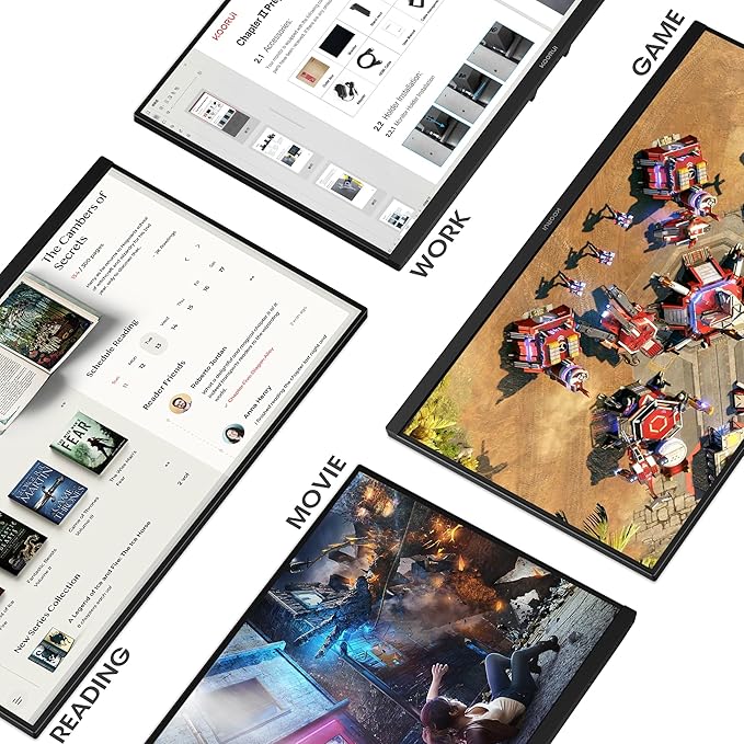 KOORUI 24-inch Computer Monitor Full HD 1920 x 1080p 100Hz VA Display 3000:1 Contrast Ratio with HDMI VGA, Three-Sided Slim Bezels, Freesync, 100 x 100 mm VESA Mountable, Ergonomic Tilt, Black