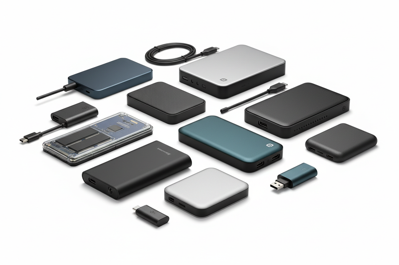 External Hard Drives & SSDs