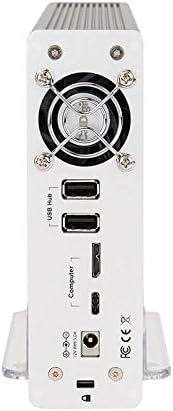 CalDigit AV Pro 2 Storage Hub USB C External Hard Drive - Charge up to 30W, Compatible with USB-C and Thunderbolt Type-C Computers (0TB Enclosure Kit)