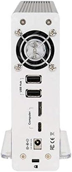 CalDigit AV Pro 2 Storage Hub USB C External Hard Drive - Charge up to 30W, Compatible with USB-C and Thunderbolt Type-C Computers (0TB Enclosure Kit)