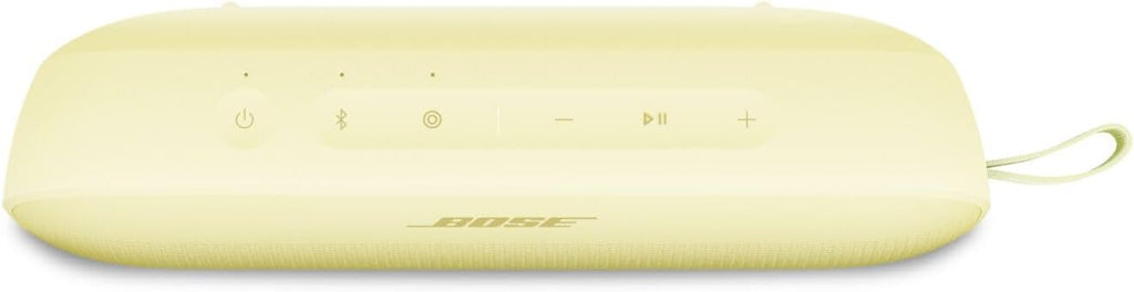 Bose SoundLink Flex Portable Bluetooth Speaker (2nd Gen), Portable Outdoor Speaker with Hi-Fi Audio, Up to 12 Hours Battery Life, Waterproof and Dustproof, Citrus Yellow - Limited Edition Color