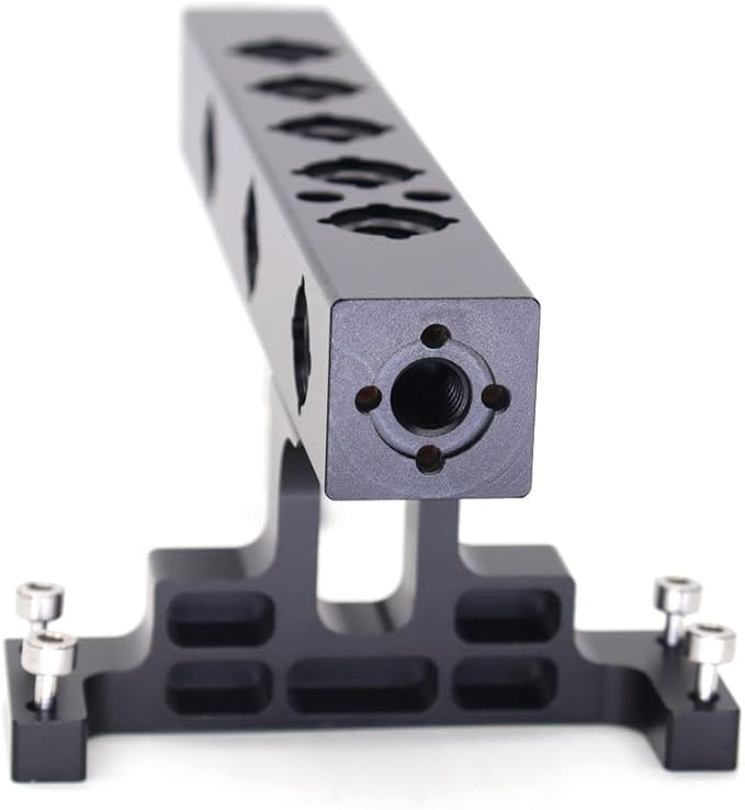 Lightweight Top Handle, Camera Top Handle Grip, Universal Handle with 5X 3/8'' Screw Adapters for DSLR Camera Rigs - Black