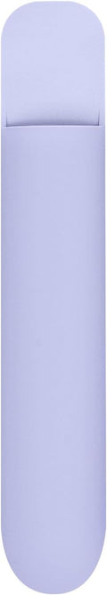 eZAKKA Silicone Pencil Holder For Most Pens,Pencils, 7.8 inch Self-Adhesive Stick To Notebooks,Diary, Desks,Tablet, Purple, 1 Pack