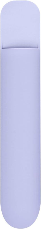 eZAKKA Silicone Pencil Holder For Most Pens,Pencils, 7.8 inch Self-Adhesive Stick To Notebooks,Diary, Desks,Tablet, Purple, 1 Pack