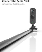 Aluminum 360 Degree Rotation Camera Mount, 1/4 Screw Adjustable Adapter Mount, Compatible with GoPro Hero 12/11/10/9/8/7, DJI, Sony, Xiaomi yi and Other Action Cameras