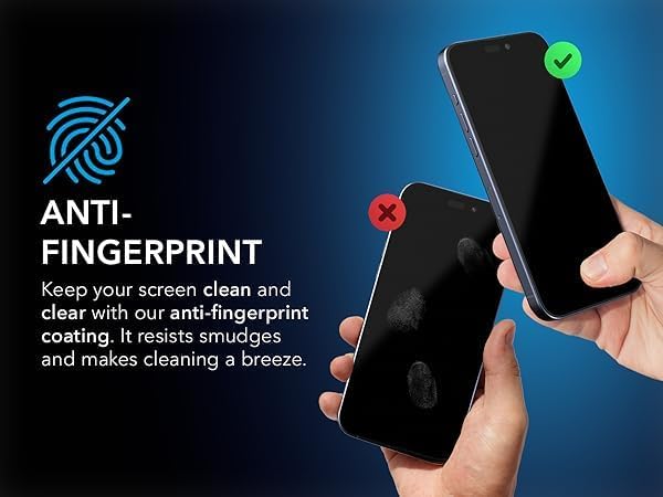 Deppa |2 Pack| Anti-Blue Light Screen Protector for iPhone 14 Pro (6.1')| Scratch Resistant Tempered Glass | 3D Edge to Edge Coverage | Easy Installation Kit | Eye Safeguard TÜV Certified