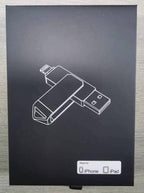 Genuine Apple MFi Certified iPhone USB Flash Drive 256GB - Real Capacity - No Fake Storage, Genuine Lightning, encrypted Auto Backup Photo Stick for iPhone iPad Photos/Videos - Avoid Fake MFi Clones!