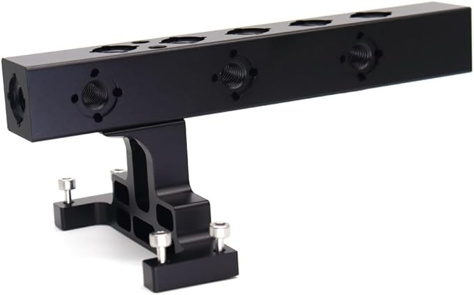 Lightweight Top Handle, Camera Top Handle Grip, Universal Handle with 5X 3/8'' Screw Adapters for DSLR Camera Rigs - Black