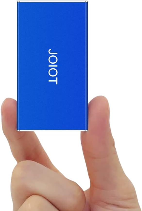 Mini Portable SSD 500GB External Solid State Drive - Up to 540MB/s, USB 3.1 Gen 2 Ultra-Slim External SSD, Blue