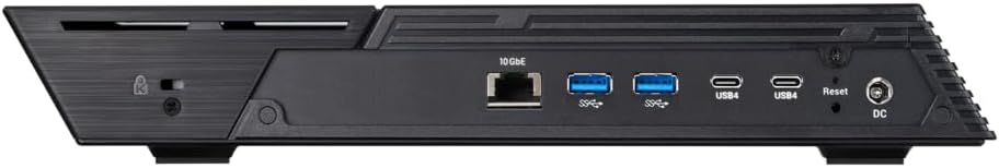 Asustor Flashstor 6 Gen 2 FS6806X 6 Bay All-SDD NAS Storage,Quad-Core 2.3GHz CPU, Dual USB 4 Ports, 10GbE Ports, 8GB RAM DDR5, Network Attached Storage with 4 x 4TB NVMe SSD