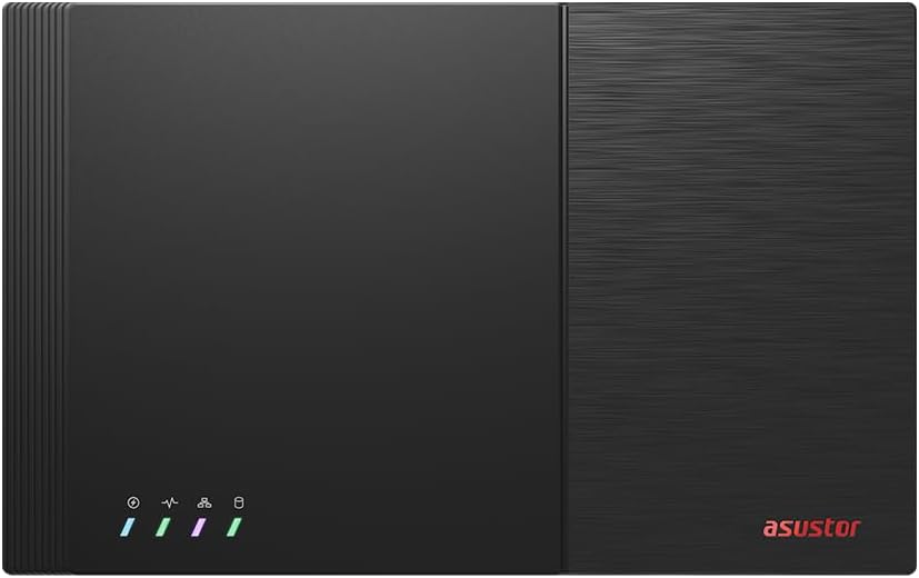 Asustor Flashstor 12 Pro Gen 2 FS6812X 12 Bay All-SDD NAS Storage, Quad-Core 2.3GHz CPU, Dual USB 4 Ports, Dual 10GbE Port, 16GB ECC RAM DDR5,Network Attached Storage with 12 x 2TB NVMe SSD