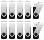 TOPESEL 100PCS 2GB Bulk USB 2.0 Flash Drives, Thumb Drives with USB 2.0 Speed, Ideal for Data Backup and Transfer