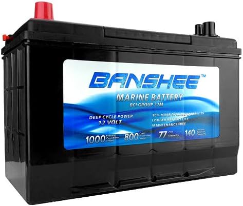 Marine Battery Replaces D27M 8027-127 Group 27