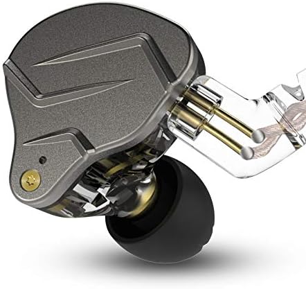 KZ ZSN Pro Dual Drivers 1BA 1DD in Ear Earphones HiFi Power Bass Earbuds Headphones High Clarity Sound Wired Earphones with Detachable Cable for Audiophile Musician