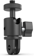 Aluminum 360 Degree Rotation Camera Mount, 1/4 Screw Adjustable Adapter Mount, Compatible with GoPro Hero 12/11/10/9/8/7, DJI, Sony, Xiaomi yi and Other Action Cameras