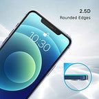 PERFECTSIGHT Anti Blue Light Screen Protector Compatible with iPhone 12 Mini 2020 5.4 inch, Eye Care HD Clear Tempered Glass - Anti Eye Fatigue & Eye Dry 2X Stronger Easy Installation