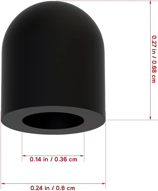 Stylus Replacement Tips, Replacement Rubber Tips for Stylus Pens, Soft Silicone Stylus Tips Silicone Nib Replacement for Touch Pencil Stylus Touchscreen Pen (45pcs)