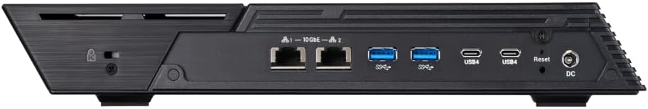 Asustor Flashstor 12 Pro Gen 2 FS6812X 12 Bay All-SDD NAS Storage, Quad-Core 2.3GHz CPU, Dual USB 4 Ports, Dual 10GbE Port, 16GB ECC RAM DDR5,Network Attached Storage with 12 x 2TB NVMe SSD