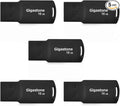GIGASTONE V70 16GB 5-Pack USB 2.0 Flash Drive Thumb Drive Memory Stick Pen Drive Capless Design Pen Drive