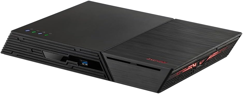Asustor Flashstor 6 FS6706T - 6 Bay All-SDD NAS Storage, Quad Core 2.0GHz, Dual 2.5GbE Ports, 4GB RAM DDR4, Computer Network Attached Storage with 6 x 4TB NVMe SSD