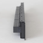 ICC CAT5e Feed-Through Patch Panel, 24 Port, 1U Rackmount, RJ45 Ethernet Patch Panel, No Punch Down, PoE++ and TAA Compliant, Black