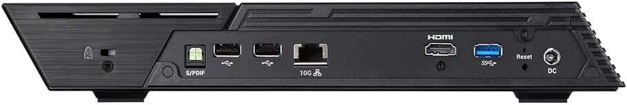 Asustor Flashstor 12 Pro FS6712X,12 Bay All-SDD NAS Storage, Quad-Core 2.0GHz, 10GbE Port, 4GB RAM DDR4, Network Attached Storage with 12 x 2TB NVMe SSD