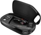 POLY Voyager Legend 50 UC Bluetooth Headset with Charging Case - 4 Noise-Canceling Mics, AI NoiseBlockAI & WindSmart Tech - Bluetooth Headphones with Mic, Smart Call Controls, All-Day Comfort