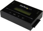 StarTech.com 1:1 Standalone Hard Drive Duplicator & Eraser, SATA HDD / SSD Disk Cloner / Copier / Wiper / Sanitizer, Cloning / Recovery Tool, LCD Display, TAA Compliant, OS Independent (SATDUP11)