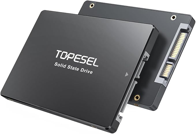 TOPESEL SATA III SSD 2.5", 240GB Internal Solid State Drive with 3D NAND Flash up to 500MB/s,for Laptop,Tablet,Desktop,PC