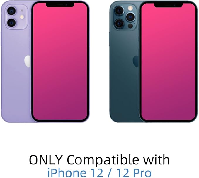 EGKimBa Privacy Screen Protector compatible with iPhone 12 /iPhone 12 Pro, 6.1 inch Gradient Colorful Electroplated Anti-Spy Anti-Blue Light Easy Installation Tempered Glass