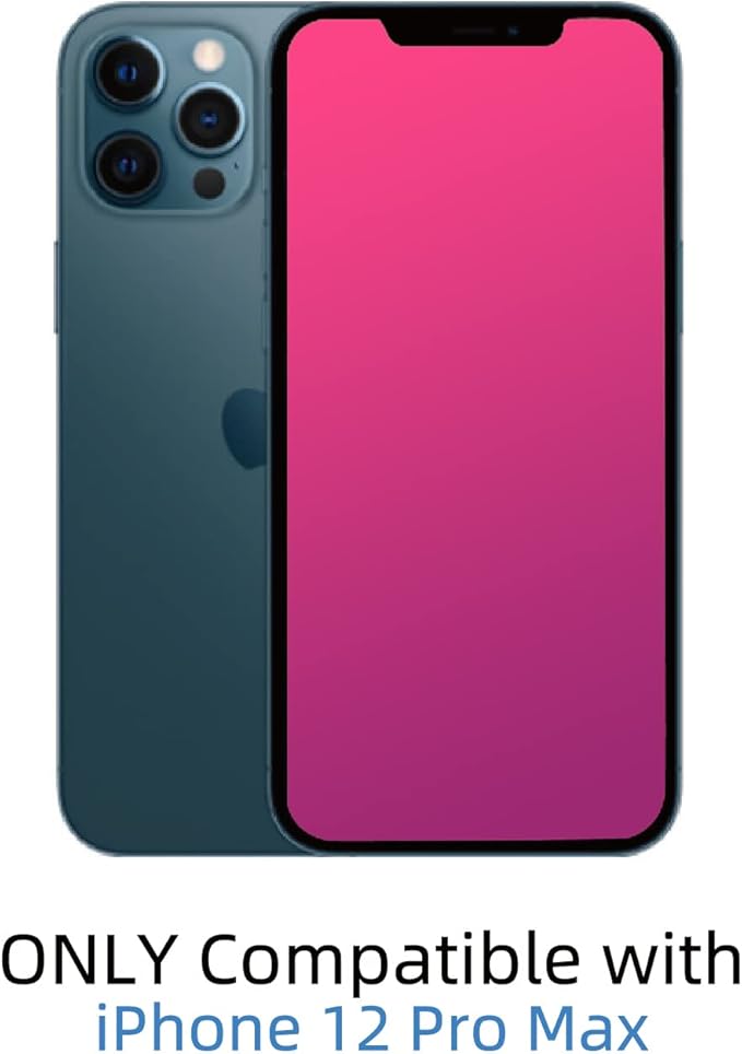 EGKimBa Privacy Screen Protector compatible with iPhone 12 Pro Max, 6.7 inch Gradient Colorful Electroplated Anti-Spy Anti-Blue Light Easy Installation Tempered Glass