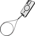 cell phone lanyard Detachable Phone Chain Strap Leather 2-in-1 Wristlet Phone Strap