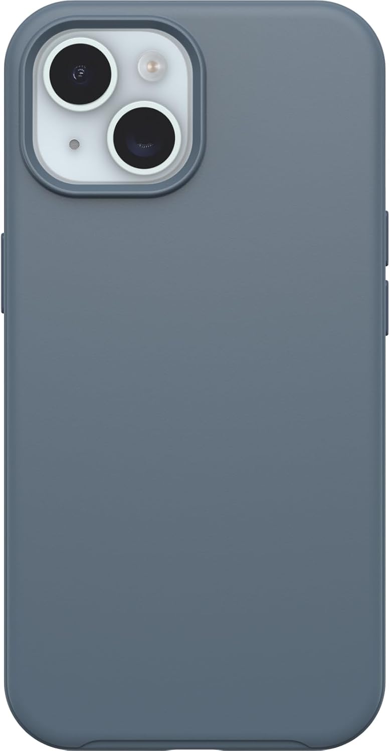 OtterBox iPhone 16e, 15, 14, & 13 Symmetry Series Case - BLUETIFUL (Blue), Snaps to MagSafe, Ultra-Sleek, Raised Edges Protect Camera & Screen