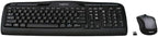 Logitech MK335 Quiet Wireless Keyboard and Mouse Combo - Black/Silver Keyboard and Mouse Combo Wireless, Ambidextrous