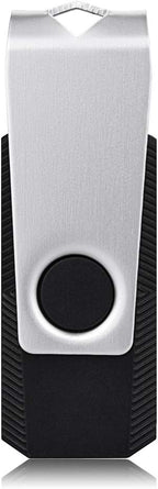 Aiibe 16 GB Flash Drive 10 Pack Bulk 16GB USB Flash Drives 2.0 USB Stick Thumb Drive USB Drive Pack, Black