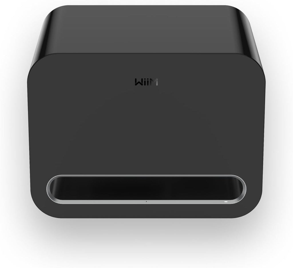 WiiM Sub Pro – 8" 250 W Wireless Smart Subwoofer | AI RoomFit™ Calibration | Wi-Fi 6 & Bluetooth 5.3 | 25 Hz Deep Bass | Works with WiiM Streamers, Amps & Any RCA Sub-Out System | Black